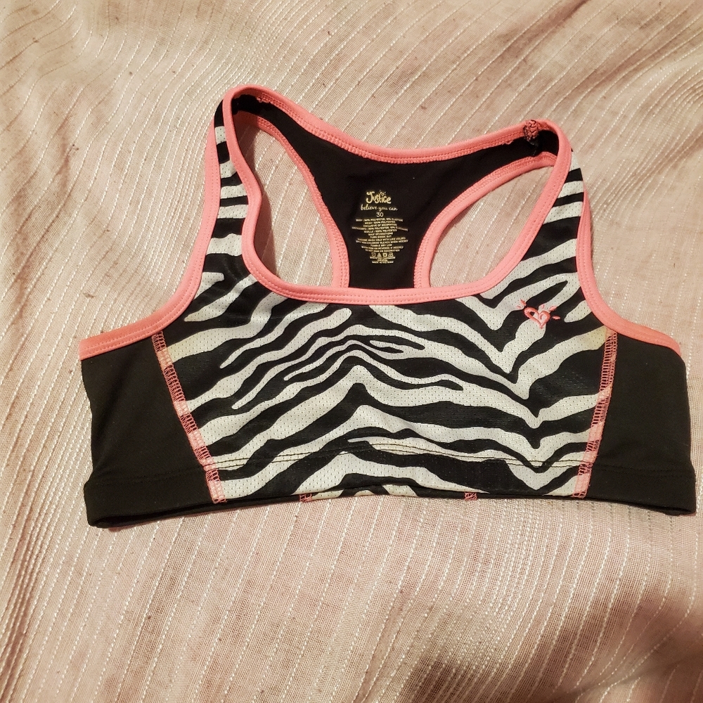 Justice Bra NWOT